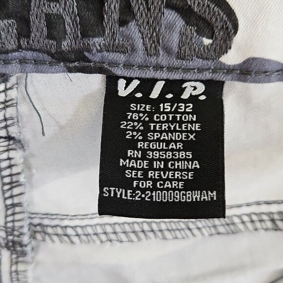 Women's V.I.P.  Jeans Jogger Style Pants SZ 15 L32 Gray Camouflage NWT! - Picture 11 of 12